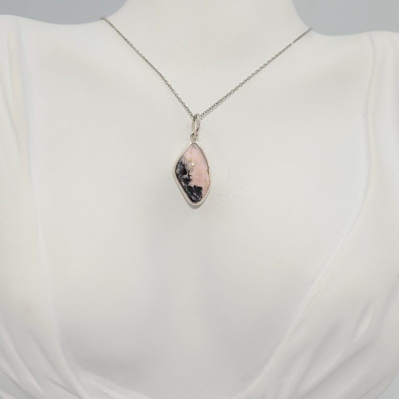 Rodochrosite-Pyrite Necklace