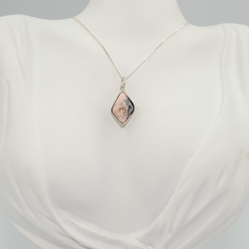 Rodochrosite-Pyrite Necklace