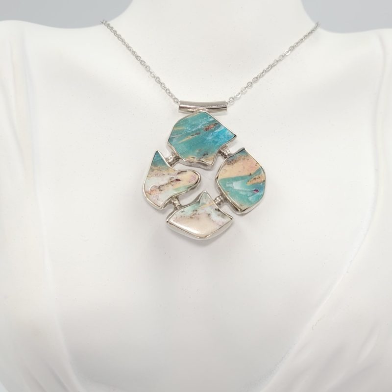 Smithsonite Puzzle Necklace
