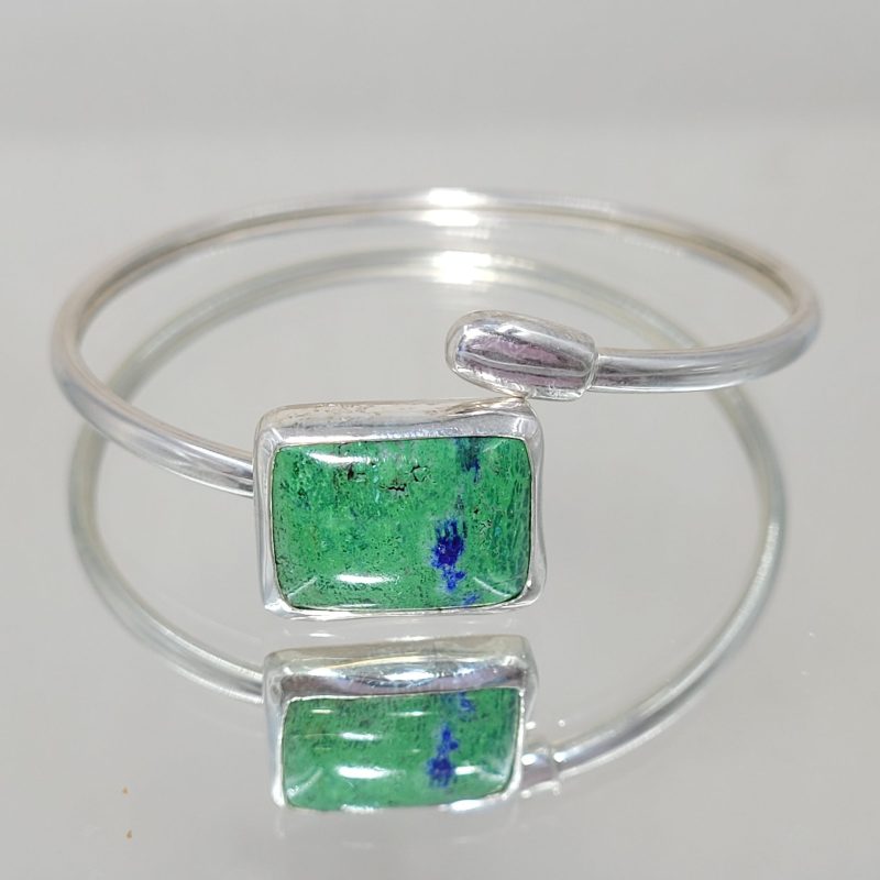 Conichalcite-Azurite Bracelet