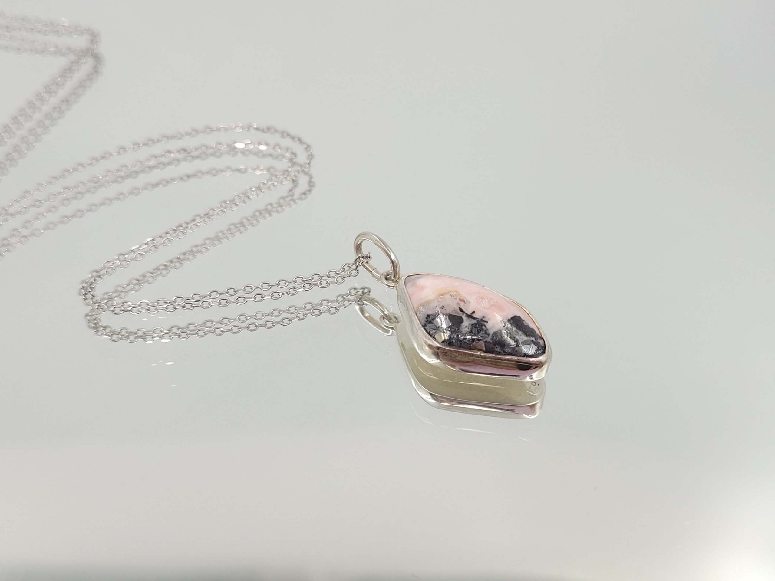 Rodochrosite-Pyrite Necklace