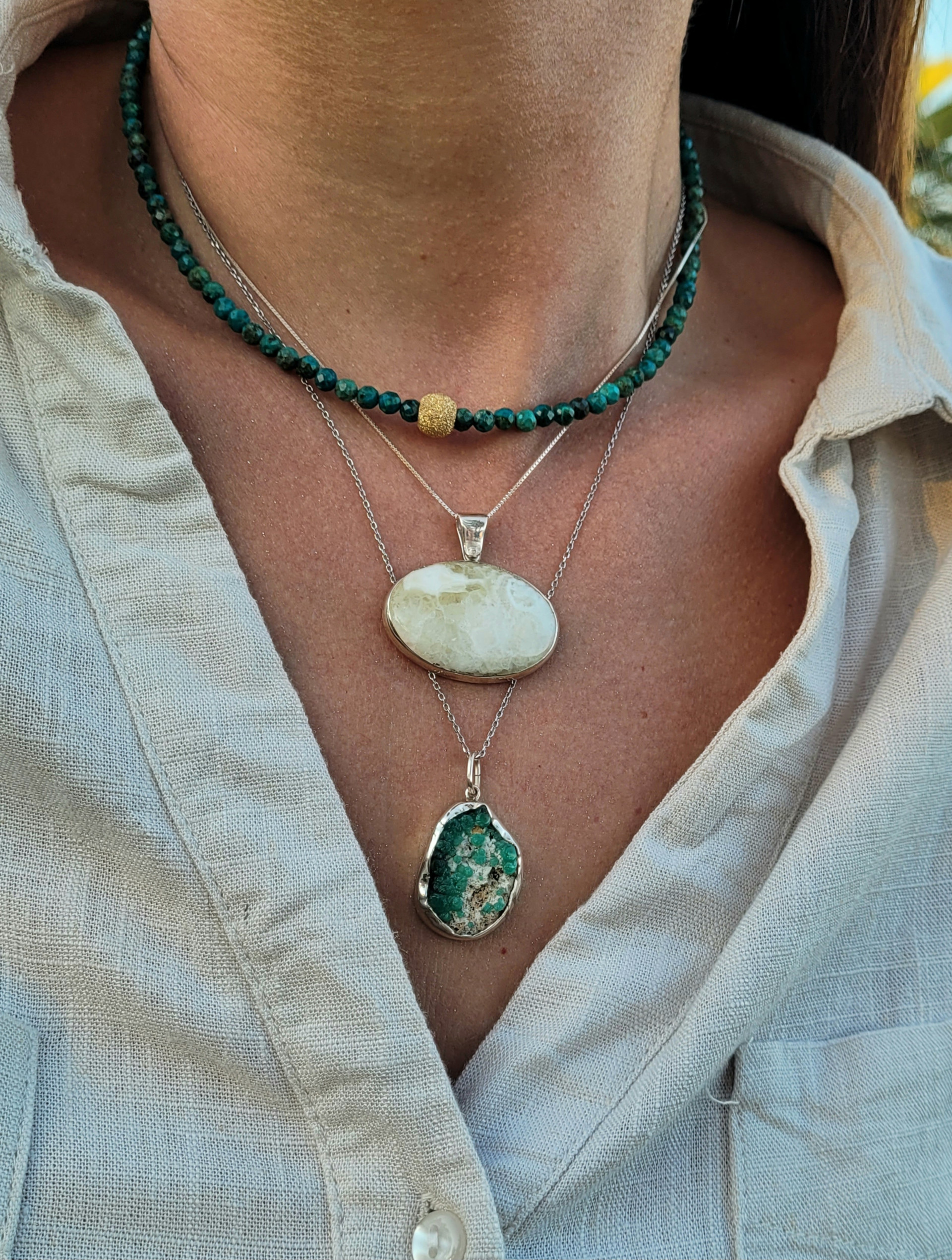 Chrysocolla Necklace