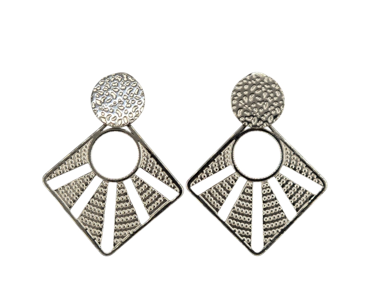 Stainless silver earrings