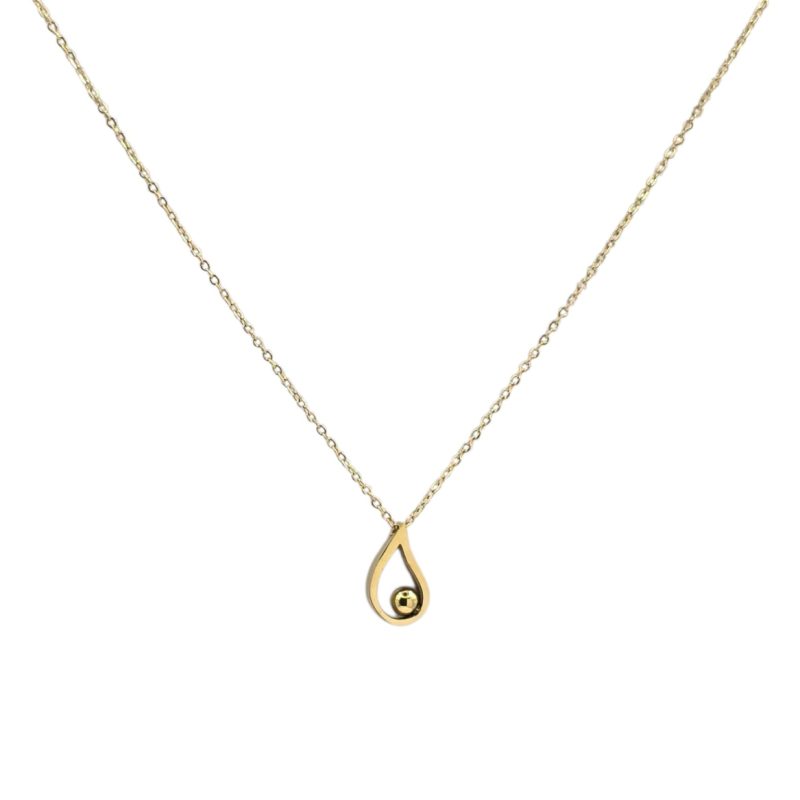 Stainless gold necklace