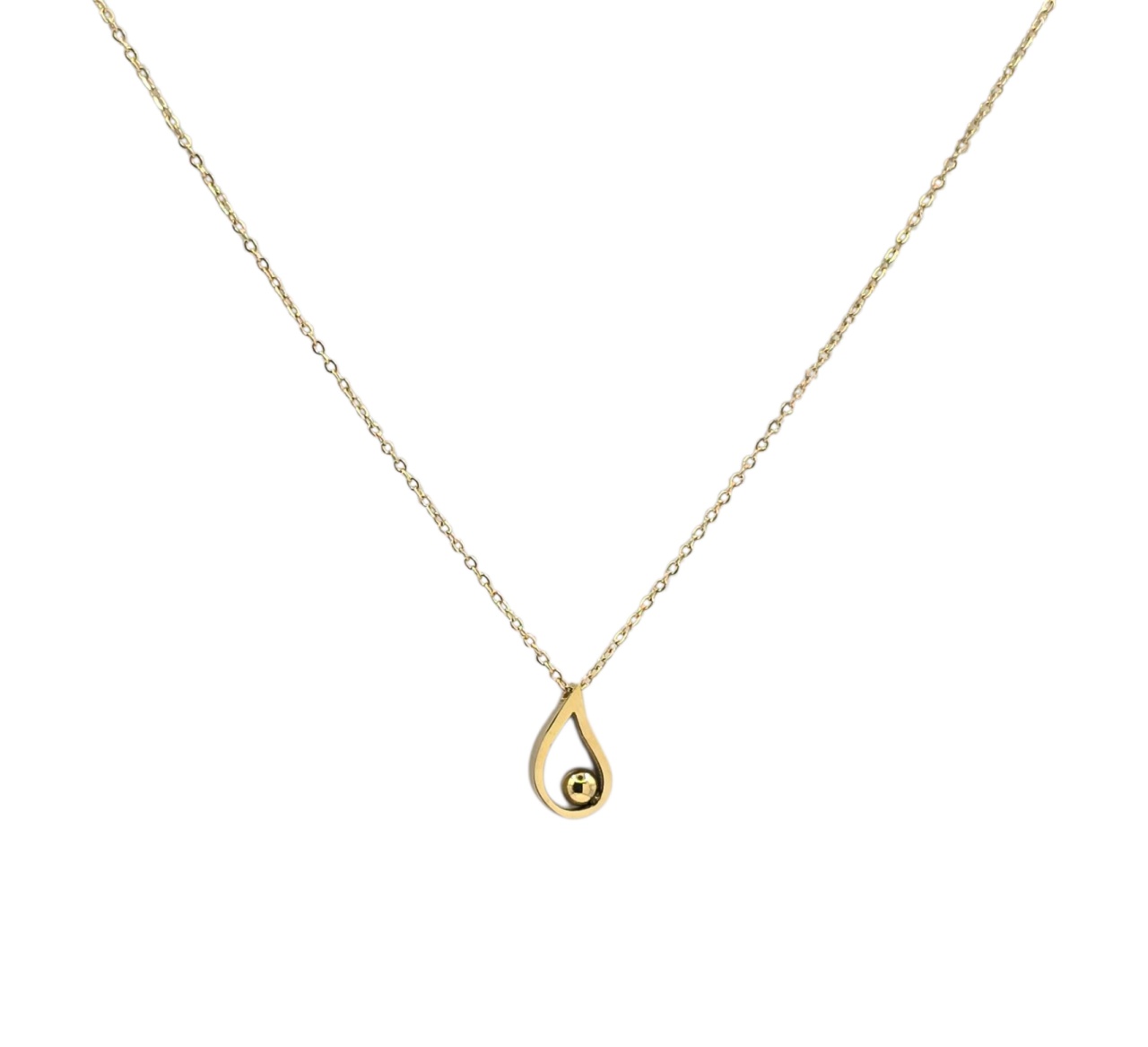Stainless gold necklace