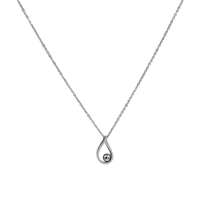 Stainless silver necklace