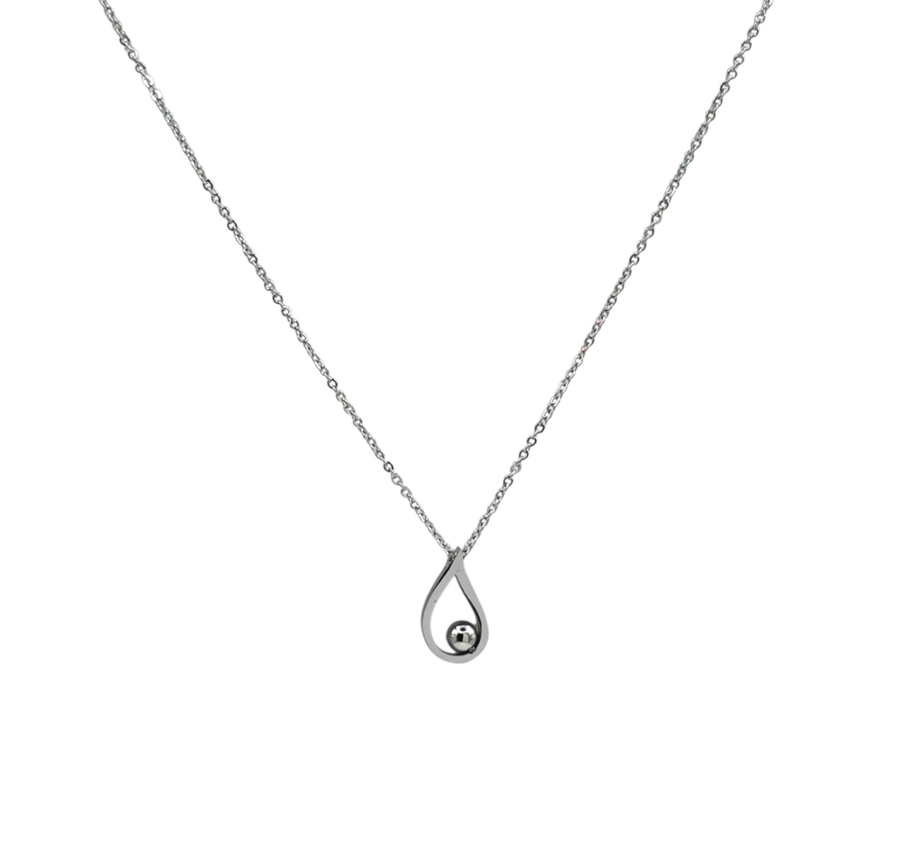 Stainless silver necklace